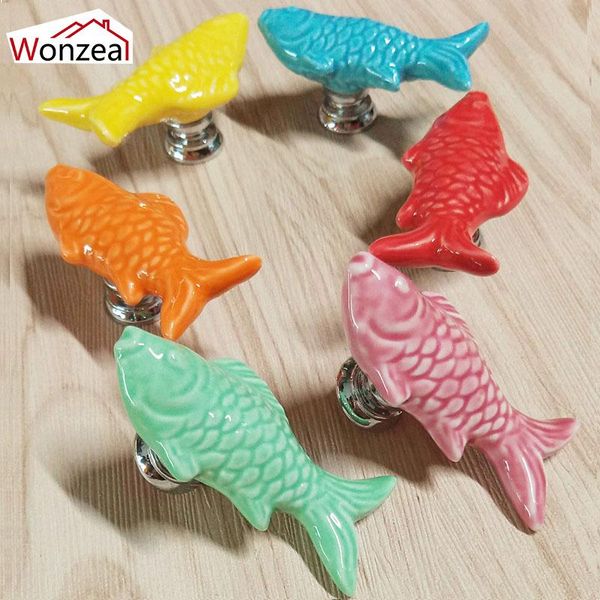 children room ceramic handles fish shape knobs dresser drawer cabinet kitchen door wardrobe pulls furniture hardware &
children room ceramic handles fish shape knobs dresser drawer cabinet kitchen door wardrobe pulls furniture hardware &