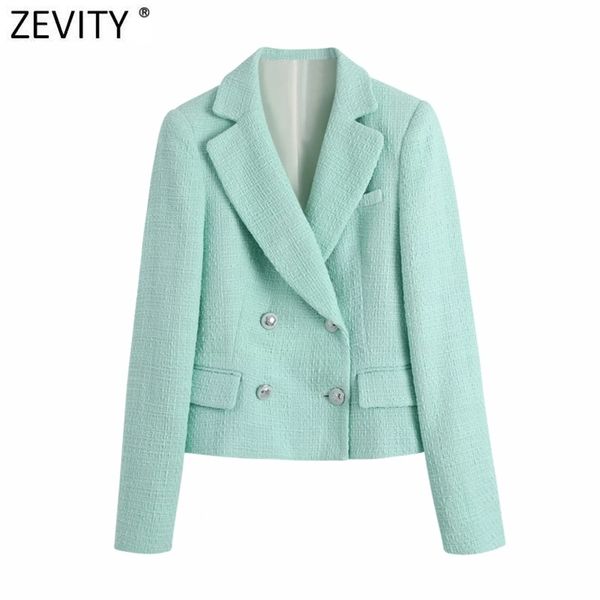 women sweet double breasted texture tweed woolen short slim blazer coat vintage female outerwear chic business ct702 210416, White;black
women sweet double breasted texture tweed woolen short slim blazer coat vintage female outerwear chic business ct702 210416, White;black