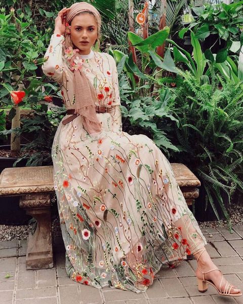 muslim hijab dress lace embroidery dresses for women abaya dubai turkey islam clothing kaftan arabic robe longue femme musulmane, Red
muslim hijab dress lace embroidery dresses for women abaya dubai turkey islam clothing kaftan arabic robe longue femme musulmane, Red