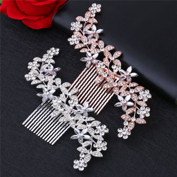 wedding elegant five-petal crystal hair ornaments flashing crystal pearl bride hair comb bridal hair accessories jewelry, Silver
wedding elegant five-petal crystal hair ornaments flashing crystal pearl bride hair comb bridal hair accessories jewelry, Silver