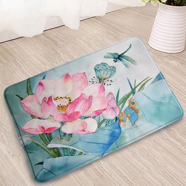 bath mats summer flowers landscape bathroom mat plant green leaves pink lotus goldfish entrance doormats kitchen bedroom non-slip carpets
bath mats summer flowers landscape bathroom mat plant green leaves pink lotus goldfish entrance doormats kitchen bedroom non-slip carpets