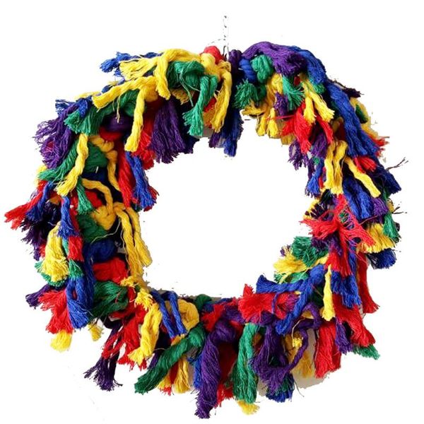 other bird supplies cage decor playing knot funny swing cotton blends hanging bite toy parrot colorful stand rope ring
other bird supplies cage decor playing knot funny swing cotton blends hanging bite toy parrot colorful stand rope ring