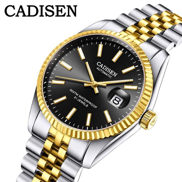 wristwatches cadisen men luxury full steel waterproof automatic date watch mechanical sports relogio masculino, Slivery;brown
wristwatches cadisen men luxury full steel waterproof automatic date watch mechanical sports relogio masculino, Slivery;brown