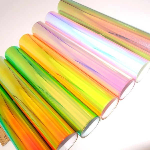 window stickers htv 7 colors holographic symphony laser engraving film heat transfer vinly metal clothing logo printing
window stickers htv 7 colors holographic symphony laser engraving film heat transfer vinly metal clothing logo printing