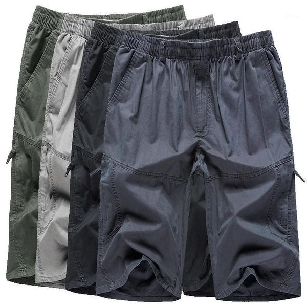 men's shorts summer tooling cropped trousers washed cotton loose fat mid-waist elastic pants solid color trouser, White;black
men's shorts summer tooling cropped trousers washed cotton loose fat mid-waist elastic pants solid color trouser, White;black