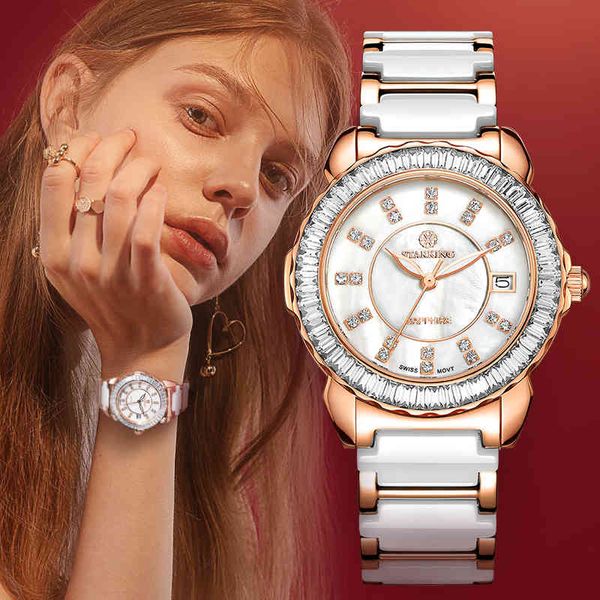 starking brand ceramic watches arrival quartz women luxury watch female clock white full crystal fashion casual wristwatches, Slivery;brown
starking brand ceramic watches arrival quartz women luxury watch female clock white full crystal fashion casual wristwatches, Slivery;brown