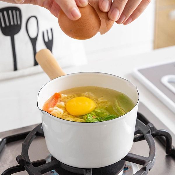 700ml enamel milk pot with wooden handle butter coffee mini saucepan cookware pan for gas cooker kitchen tool party gift favor
700ml enamel milk pot with wooden handle butter coffee mini saucepan cookware pan for gas cooker kitchen tool party gift favor