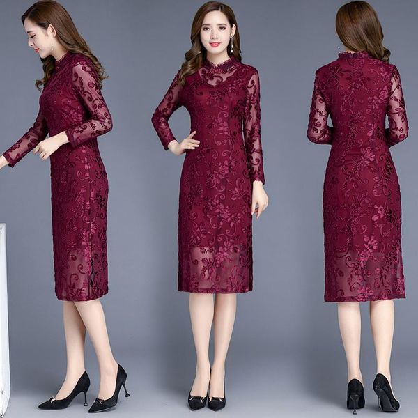 casual dresses spring fall womens mandarin collar chinese wine redvelvet floral chongsam dress , woman slim 4xl chipao velour, Black;gray
casual dresses spring fall womens mandarin collar chinese wine redvelvet floral chongsam dress , woman slim 4xl chipao velour, Black;gray