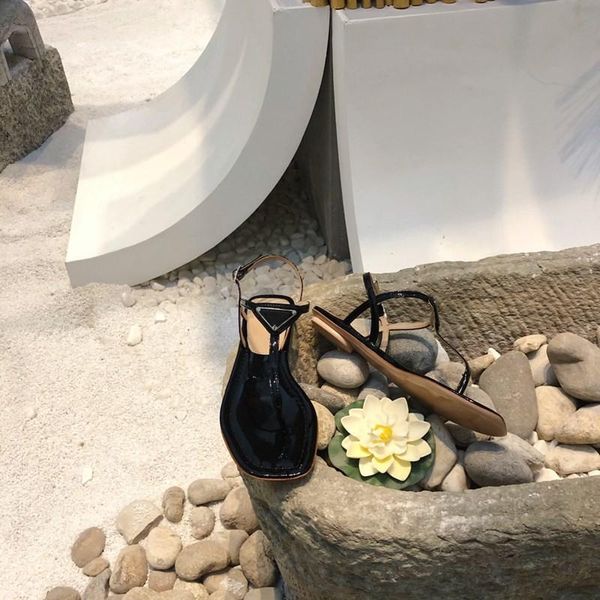flat woman slippers patent leather solid color luxury designer flip flops gladiator sandals women square toe zapatos de mujer, Black
flat woman slippers patent leather solid color luxury designer flip flops gladiator sandals women square toe zapatos de mujer, Black