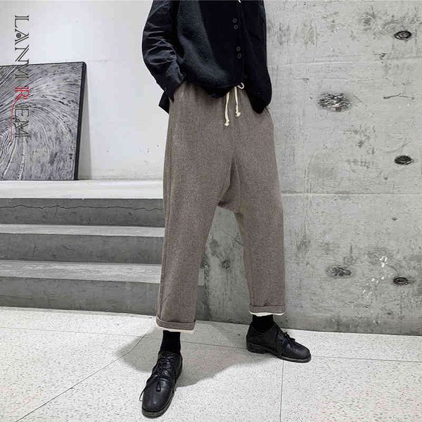 early spring arrival elastic waist thick woolen warm khaki color all-match loose cross-pants women 2a311504 210507, Black;white
early spring arrival elastic waist thick woolen warm khaki color all-match loose cross-pants women 2a311504 210507, Black;white