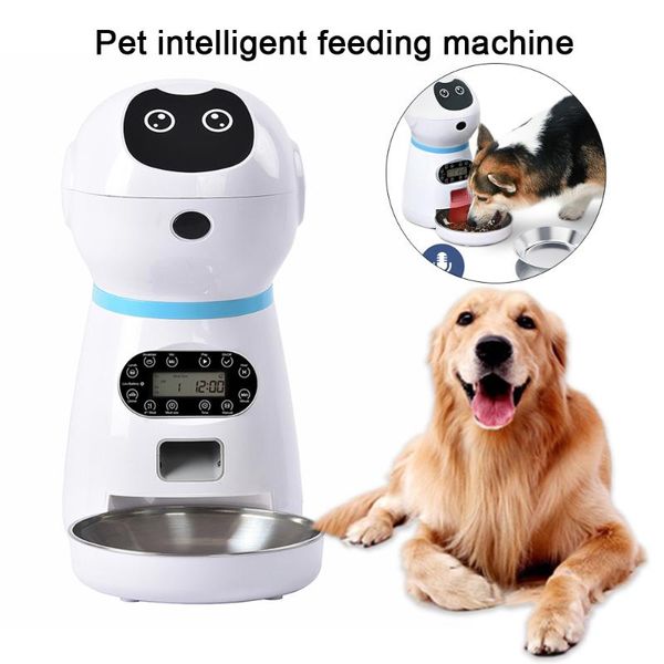 automatic cat feeder 3l pet dispenser medium and large dog 4 meal voice recorder timer bowls & feeders
automatic cat feeder 3l pet dispenser medium and large dog 4 meal voice recorder timer bowls & feeders
