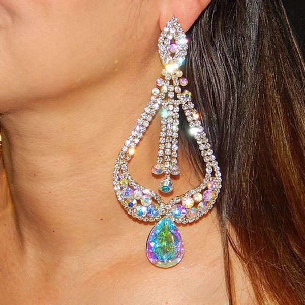 accessories fashion ab color diamond tassel earrings temperament trend rhinestone, Golden
accessories fashion ab color diamond tassel earrings temperament trend rhinestone, Golden