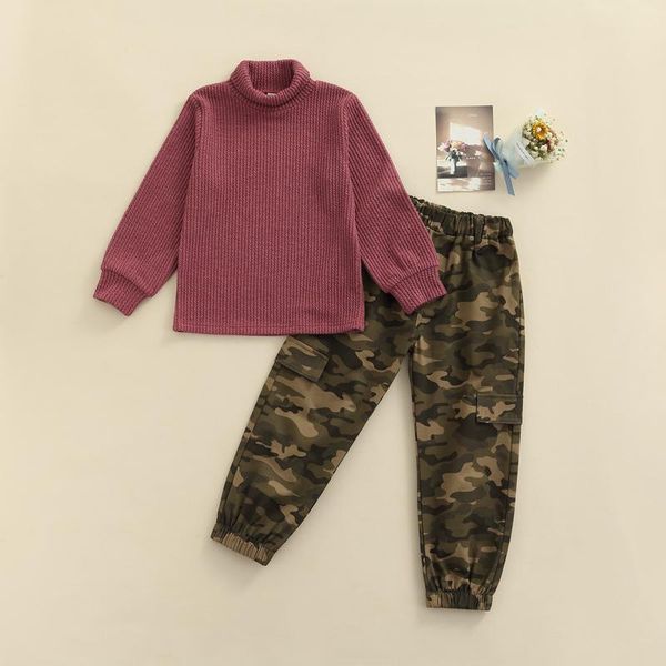 clothing sets winter fall warm toddler girls clothes set solid color long sleeve turtleneck ribbed +camouflage trousers 2pcs, White
clothing sets winter fall warm toddler girls clothes set solid color long sleeve turtleneck ribbed +camouflage trousers 2pcs, White
