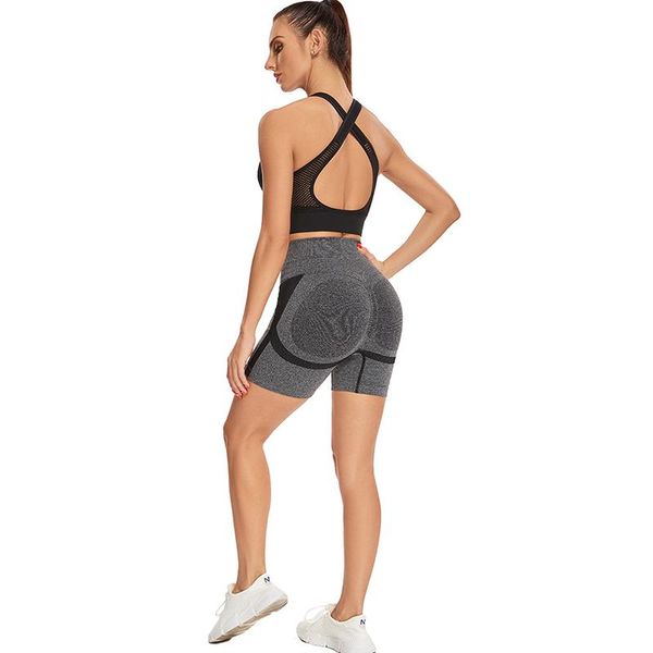 women's tracksuits normov seamless sets women push up bras fitness two-piece suit woman skinny high waist shorts workout set female, Gray
women's tracksuits normov seamless sets women push up bras fitness two-piece suit woman skinny high waist shorts workout set female, Gray