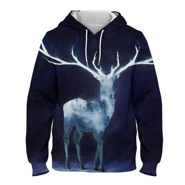 men's hoodies & sweatshirts man elk 3d print hoodie autumn fashion sweater hip hop hooded pullover gothic clothes personality oversized, Black
men's hoodies & sweatshirts man elk 3d print hoodie autumn fashion sweater hip hop hooded pullover gothic clothes personality oversized, Black