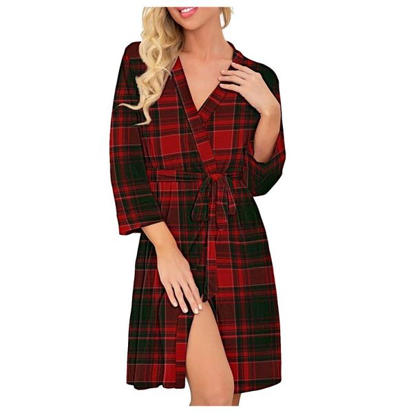 women's sleepwear christmas plaid kimono robe bathrobe women navidad bridesmaid robes red green satin ladies dressing gowns, Black;red
women's sleepwear christmas plaid kimono robe bathrobe women navidad bridesmaid robes red green satin ladies dressing gowns, Black;red