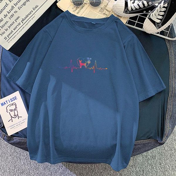 short sleeve t-shirt for woman summer cotton tee cartoon dog print casual arrival outdoor graphic tshirts women's, White
short sleeve t-shirt for woman summer cotton tee cartoon dog print casual arrival outdoor graphic tshirts women's, White