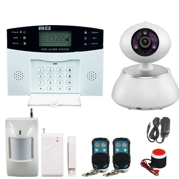 home burglar security gsm alarm system detector sensor kit remote control russian french spanish lanuage with ip camera systems
home burglar security gsm alarm system detector sensor kit remote control russian french spanish lanuage with ip camera systems