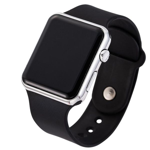 wristwatches sport digital men women led silicone electronic watch couple watches clock relogio montre homme, Slivery;brown
wristwatches sport digital men women led silicone electronic watch couple watches clock relogio montre homme, Slivery;brown