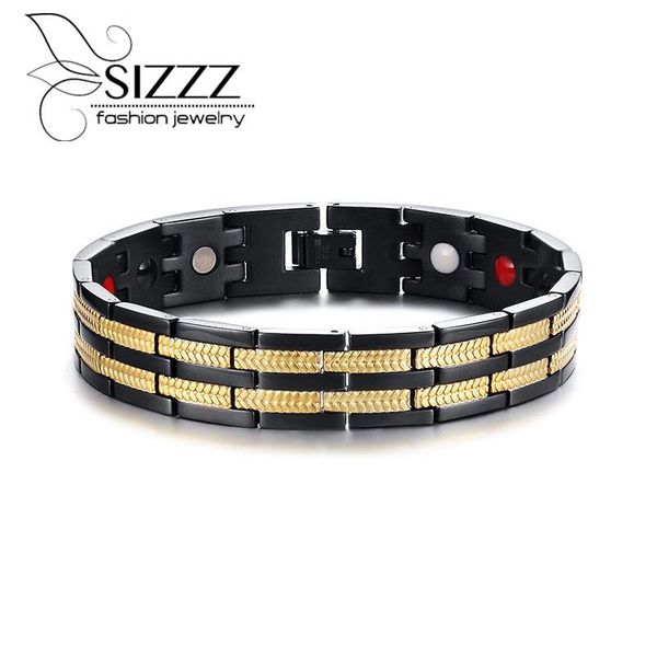 charm bracelets sizzz titanium steel jewelry custom-made wholesale tide male magnet bracelet&bangles for men, Golden;silver
charm bracelets sizzz titanium steel jewelry custom-made wholesale tide male magnet bracelet&bangles for men, Golden;silver