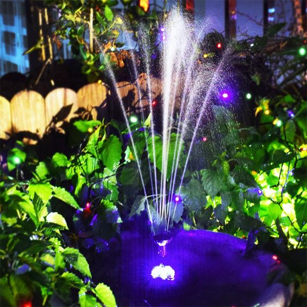 solar floating fountain pump for birdbath 12v 5w led pond brushless submersible water built-in battery garden decorations
solar floating fountain pump for birdbath 12v 5w led pond brushless submersible water built-in battery garden decorations