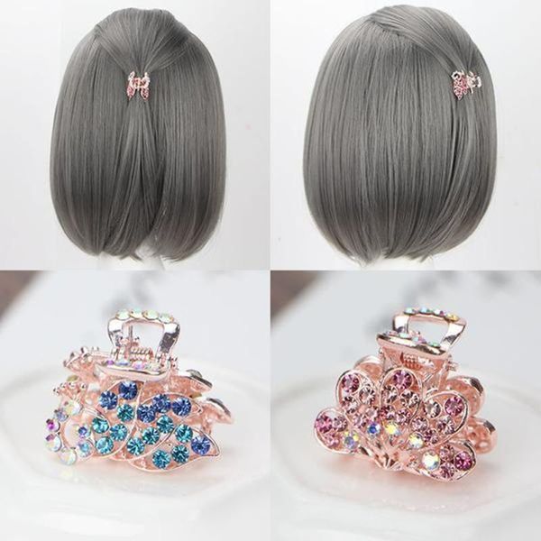 hair accessories 5pcs cute sweet mini hairpins shine rhinestone women girls claw barrettes crab clips styling make up, Slivery;white
hair accessories 5pcs cute sweet mini hairpins shine rhinestone women girls claw barrettes crab clips styling make up, Slivery;white