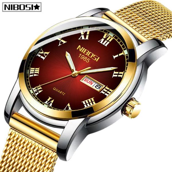 wristwatches relogio feminino nibosi women watches dress quartz business ultra thin mesh belt, Slivery;brown
wristwatches relogio feminino nibosi women watches dress quartz business ultra thin mesh belt, Slivery;brown