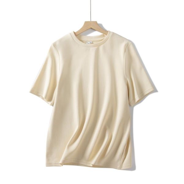 women's t-shirt 2021 summer design solid basic women t shirt female tees casual top, White
women's t-shirt 2021 summer design solid basic women t shirt female tees casual top, White