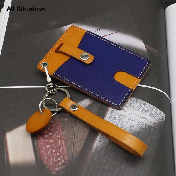 card holders luxury bus first layer cow leather men casual simple slim id purse women thin wallet with keychain, Brown;gray
card holders luxury bus first layer cow leather men casual simple slim id purse women thin wallet with keychain, Brown;gray