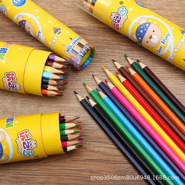 0nzc creative painting pens barrel brush pencil 12 24 36 color 48 color lead set student drawing pencil, Black;red
0nzc creative painting pens barrel brush pencil 12 24 36 color 48 color lead set student drawing pencil, Black;red