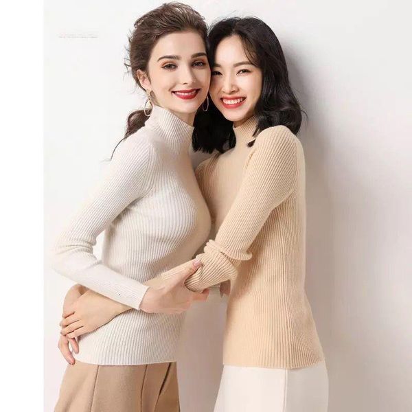 sweaters bonjean knitted jumper autumn winter turtleneck pullovers casual sweaters women shirt long sleeve short slim sweater g, White;black
sweaters bonjean knitted jumper autumn winter turtleneck pullovers casual sweaters women shirt long sleeve short slim sweater g, White;black