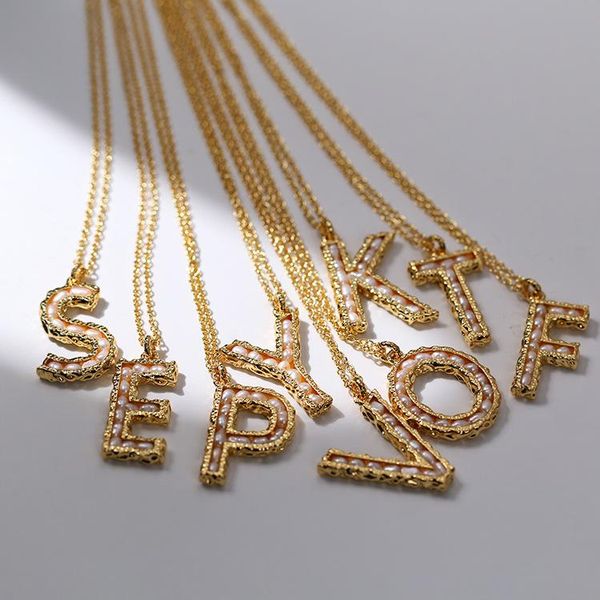 chokers timeless wonder gorgeous natural pearl letter chains necklace women jewelry designer emo ins trendy gift initial rare 3021, Golden;silver
chokers timeless wonder gorgeous natural pearl letter chains necklace women jewelry designer emo ins trendy gift initial rare 3021, Golden;silver
