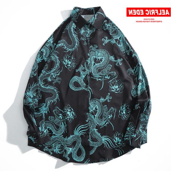 men's casual shirts vintage hawaiian beach dragon lotus 2021 harajuku streetwear oversize long sleeve shirt men cotton, White;black
men's casual shirts vintage hawaiian beach dragon lotus 2021 harajuku streetwear oversize long sleeve shirt men cotton, White;black