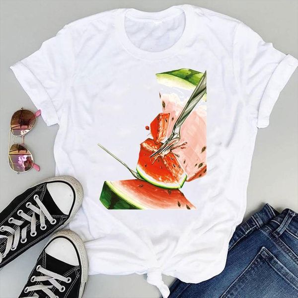 fruit watermelon trend 90s womens t shirt cartoon short sleeve graphic summer fashion print female clothes tees, White
fruit watermelon trend 90s womens t shirt cartoon short sleeve graphic summer fashion print female clothes tees, White