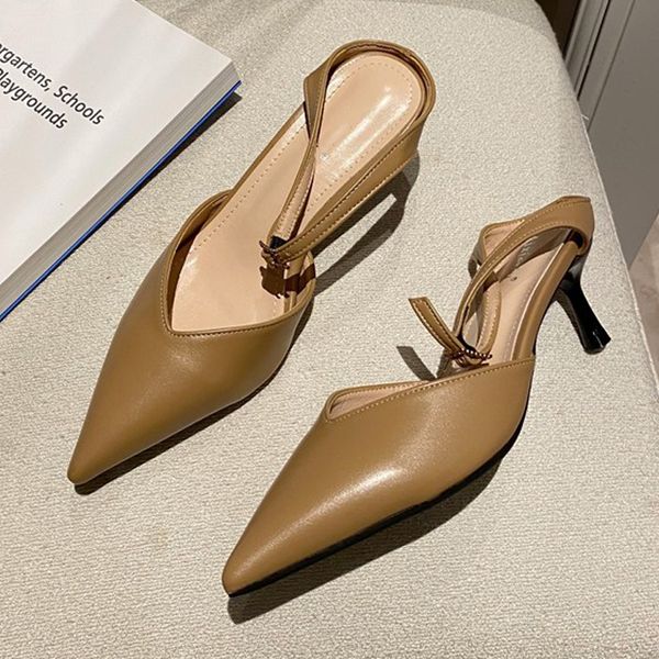 2021 women pumps thin high heels slippers shoes for woman fashion pointed toe ladies sandals mules shoes elegant female heels, Black
2021 women pumps thin high heels slippers shoes for woman fashion pointed toe ladies sandals mules shoes elegant female heels, Black