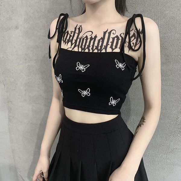 women's tanks & camis european and american ins slim backless butterfly print trendy camisole all-match adjustable lace top, White
women's tanks & camis european and american ins slim backless butterfly print trendy camisole all-match adjustable lace top, White