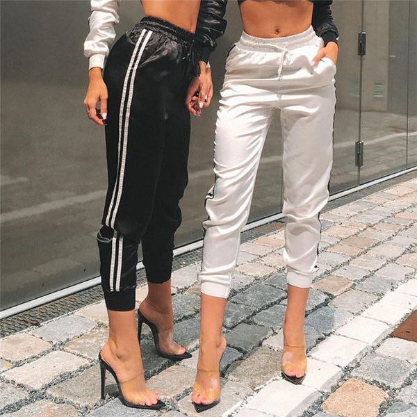 women's pants & capris casual sport women fahion comfy fitness running gym high waist striped track jogging trousers, Black;white
women's pants & capris casual sport women fahion comfy fitness running gym high waist striped track jogging trousers, Black;white