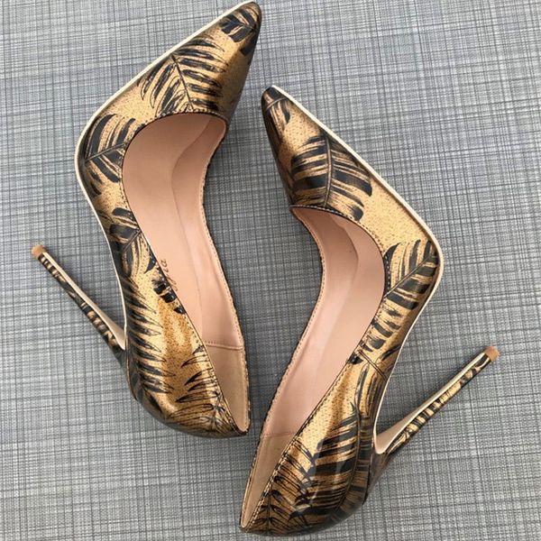 dress shoes tikicup women pattern printed gold patent pointed toe high heels plus size 34-45 ladies chic stiletto pumps fashi, Black
dress shoes tikicup women pattern printed gold patent pointed toe high heels plus size 34-45 ladies chic stiletto pumps fashi, Black