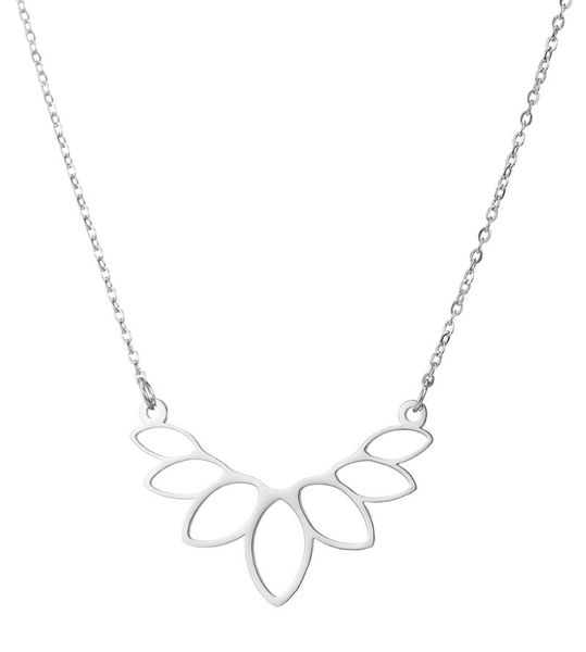 pendant necklaces trendy stainless steel geometrical flower pattern simple hollow out women clavicle necklace gift for, Silver
pendant necklaces trendy stainless steel geometrical flower pattern simple hollow out women clavicle necklace gift for, Silver