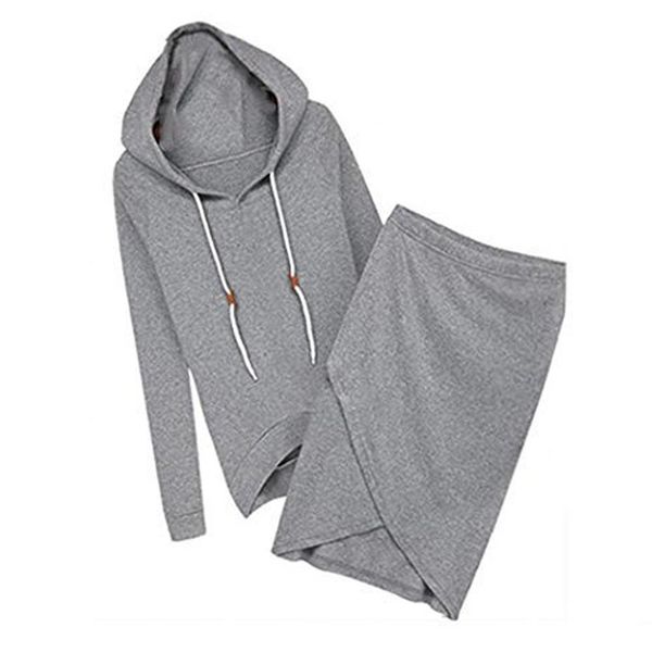 autumn summer hooded casual women tracksuits 2pcs suit hoodies skirts long sleeve, Gray
autumn summer hooded casual women tracksuits 2pcs suit hoodies skirts long sleeve, Gray