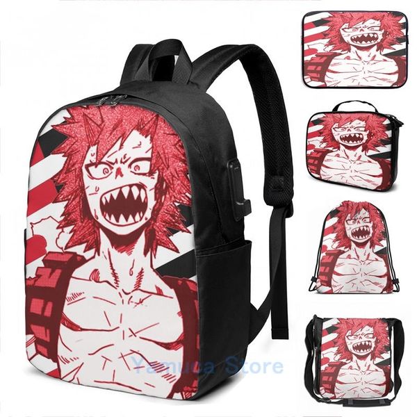 backpack funny graphic print eijiro kirishima (red riot) plus ultra usb charge men school bags women bag travel laptop
backpack funny graphic print eijiro kirishima (red riot) plus ultra usb charge men school bags women bag travel laptop