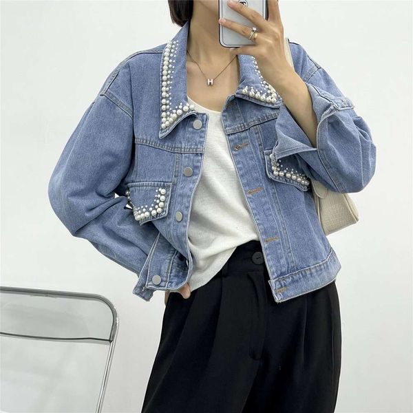 denim single breasted heavy craft solid color small fragrance autumn women's coat, Black;brown
denim single breasted heavy craft solid color small fragrance autumn women's coat, Black;brown