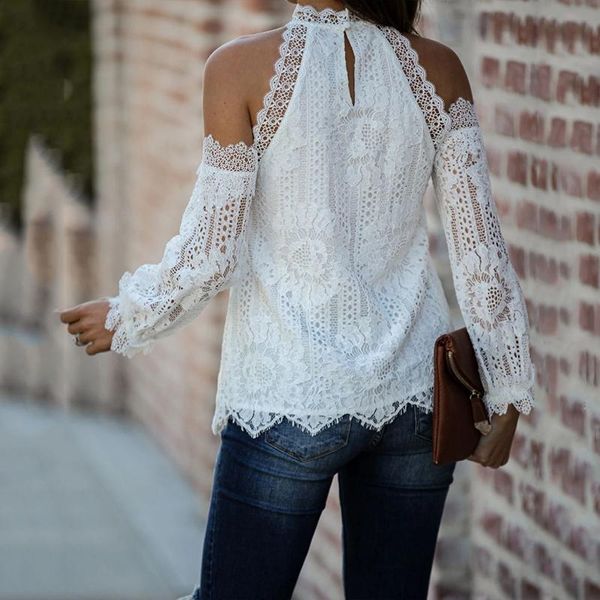 women's blouses & shirts lace off the shoulder ladies spring summer fashion long sleeve round neck women casual clothing y2k 1sfk, White
women's blouses & shirts lace off the shoulder ladies spring summer fashion long sleeve round neck women casual clothing y2k 1sfk, White