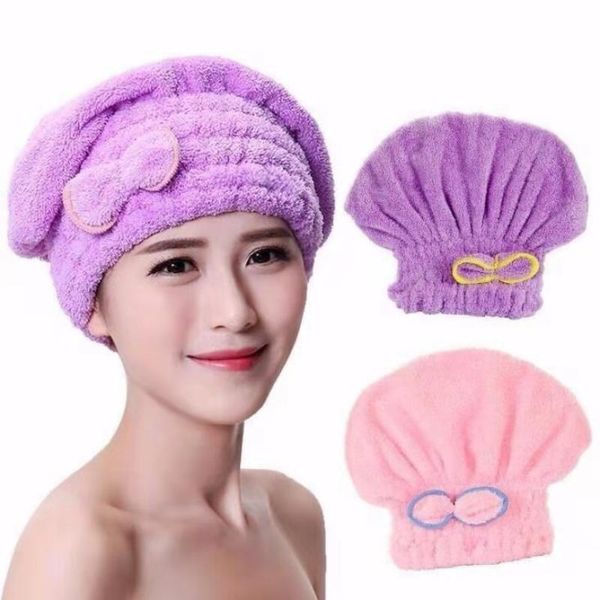 towel microfibre quick hair drying bath spa bowknot wrap hat cap for bathroom accessories
towel microfibre quick hair drying bath spa bowknot wrap hat cap for bathroom accessories