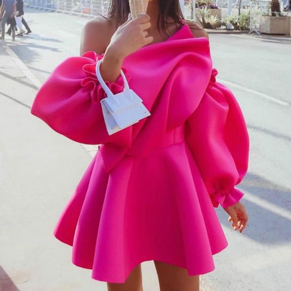 puff sleeve party club rose red lady elegant slash neck mini dresses robe 2021 ruffles dinner high waist vestiods young casual, Black;gray
puff sleeve party club rose red lady elegant slash neck mini dresses robe 2021 ruffles dinner high waist vestiods young casual, Black;gray
