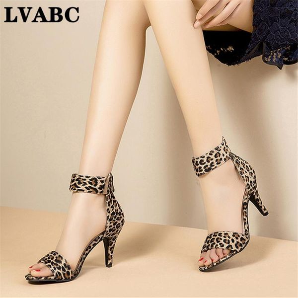 women high heels sandals buckle open toe leopard print shoes fashion party club ladies footwear size 35-41, Black
women high heels sandals buckle open toe leopard print shoes fashion party club ladies footwear size 35-41, Black