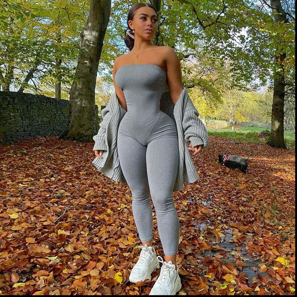 casual sportswear off shoulder womens rompers body backless black grey brown bodycon overalls, Black;white
casual sportswear off shoulder womens rompers body backless black grey brown bodycon overalls, Black;white