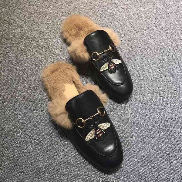 slippers designer fur leather brand women shoes suede velvet embroidery solid color snake pattern loafers muller flat warm fashion winter, Black
slippers designer fur leather brand women shoes suede velvet embroidery solid color snake pattern loafers muller flat warm fashion winter, Black