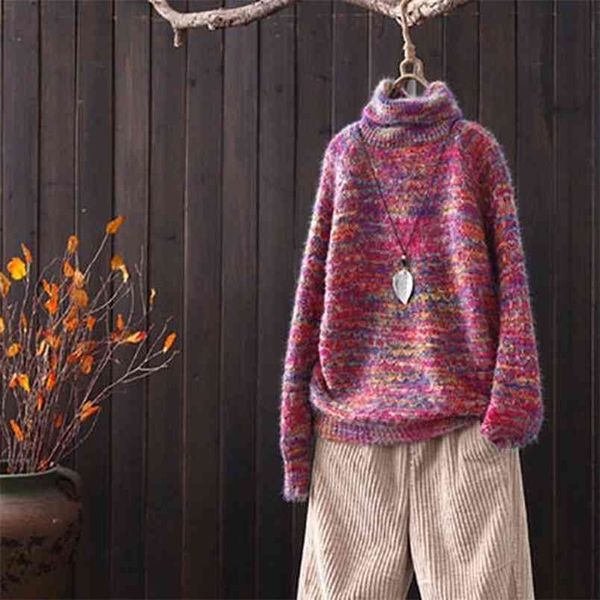 dan sangnian sea horse hair knitted loose sweater women autumn and winter hedging lazy wind 210427, White;black
dan sangnian sea horse hair knitted loose sweater women autumn and winter hedging lazy wind 210427, White;black