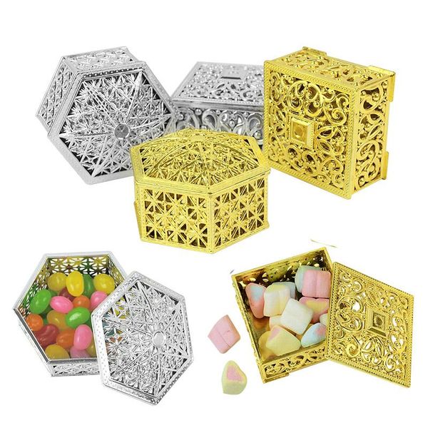 pcs/lot retro hollow plastic gold silver candy box baby shower wedding favors chocolate gift treat party event supplies wrap
pcs/lot retro hollow plastic gold silver candy box baby shower wedding favors chocolate gift treat party event supplies wrap